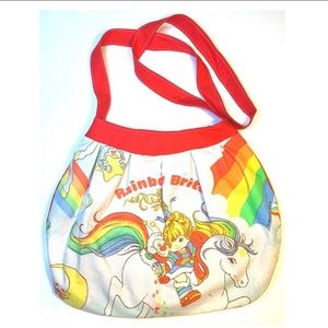 Custom order Rainbow Brite Fabric Crossbody Purse